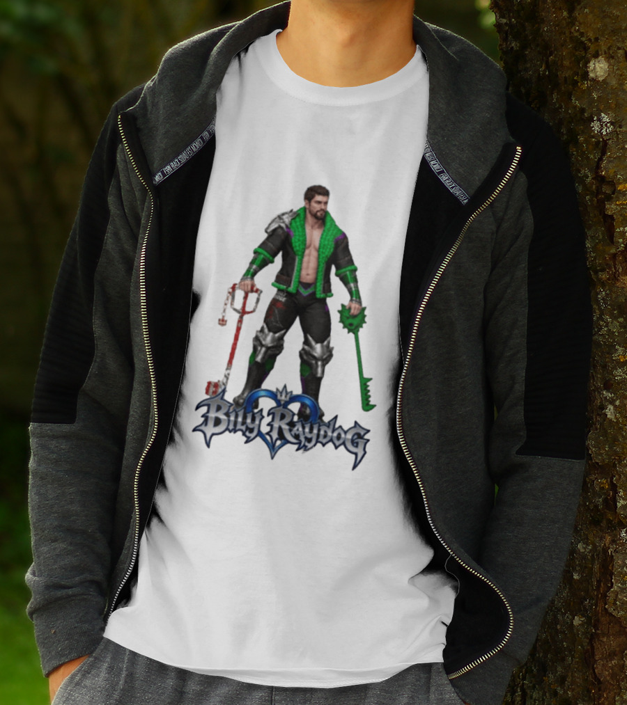 Billy Raydog Kingdom Hearts Crossover Character With Chains And Keys T-Shirt
