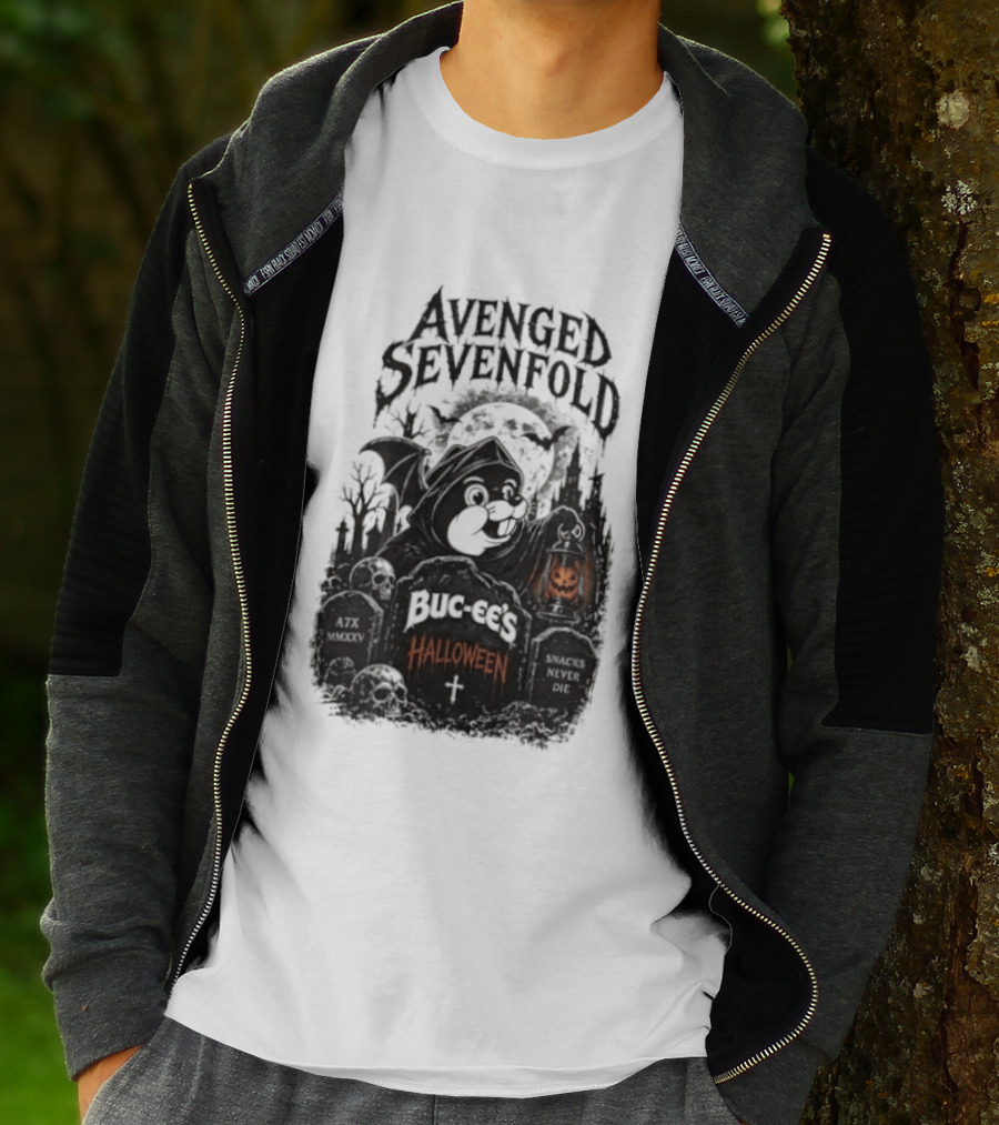 Avenged Sevenfold Buc Ee's Halloween Pumpkin Collaboration T-Shirt