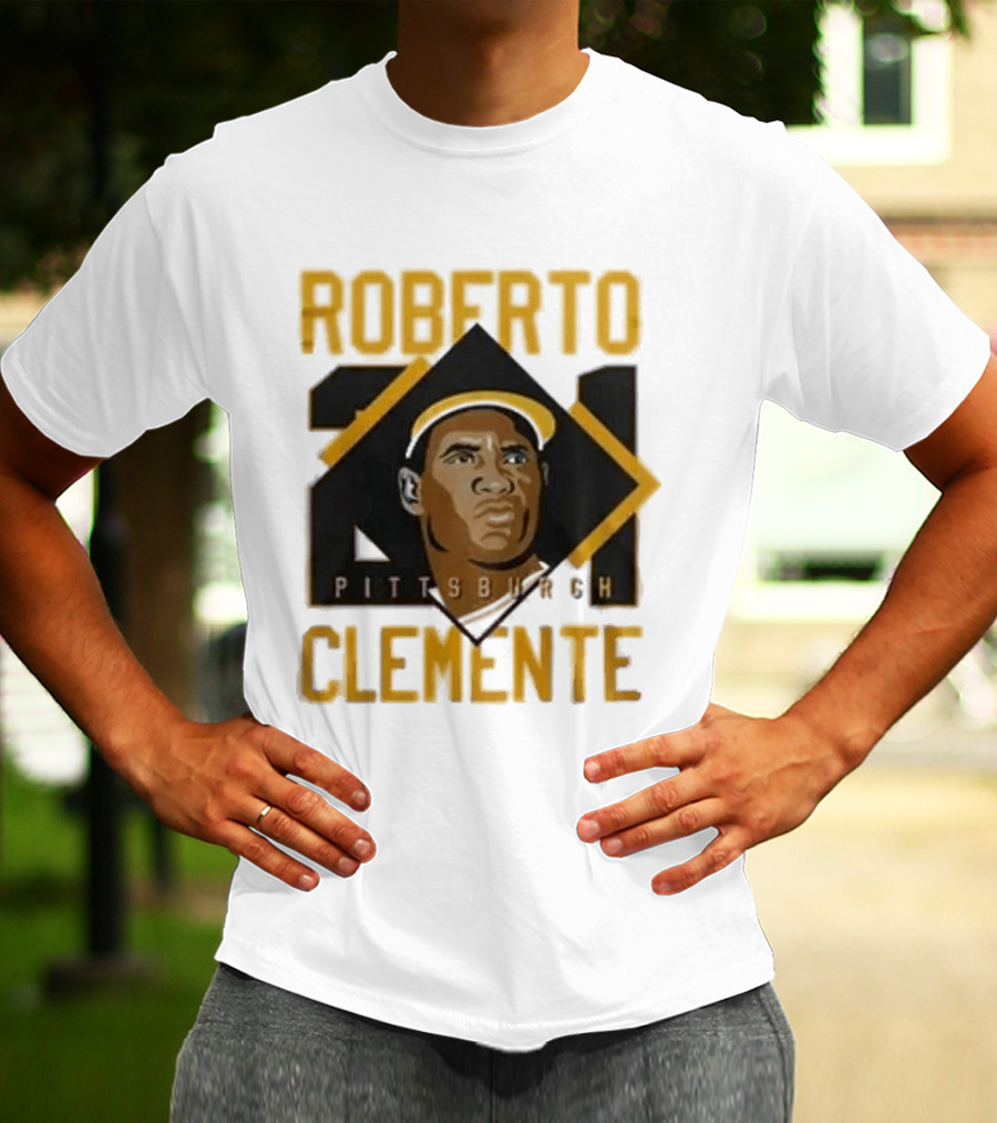 Roberto Clemente 21 Pittsburgh Pirates Iconic Baseball Legend T-Shirt