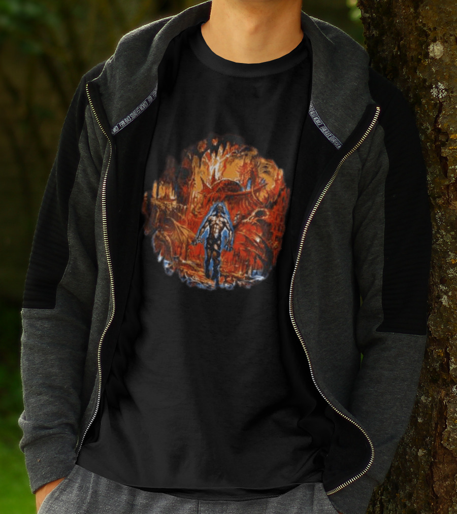 200 Stab Wounds Lowest Form Gothic Demon Cave Fantasy T-Shirt