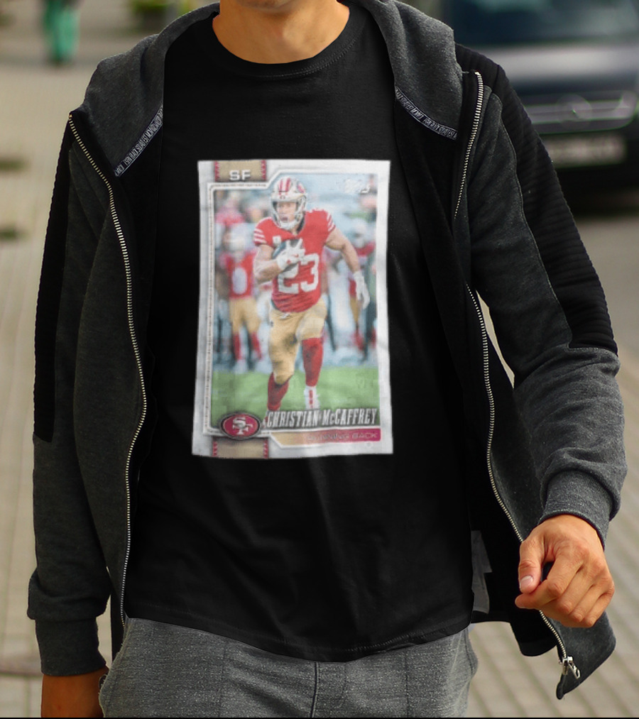 2026 Topps Christian McCaffrey SF 49ers Running Back Card T-Shirt