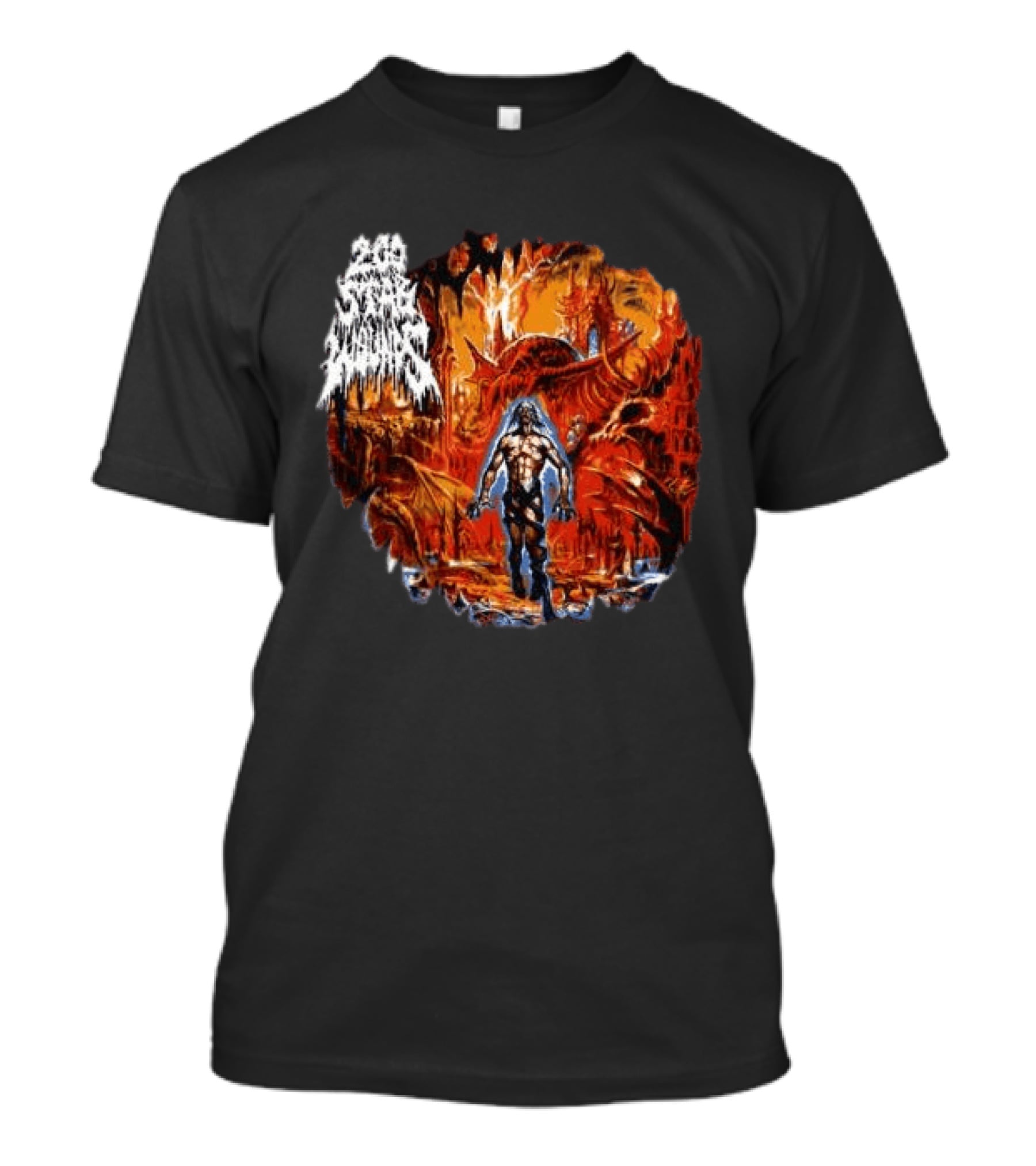 200 Stab Wounds Lowest Form Evilgreed Shop Longsleeve Fiery Dragon T-Shirt