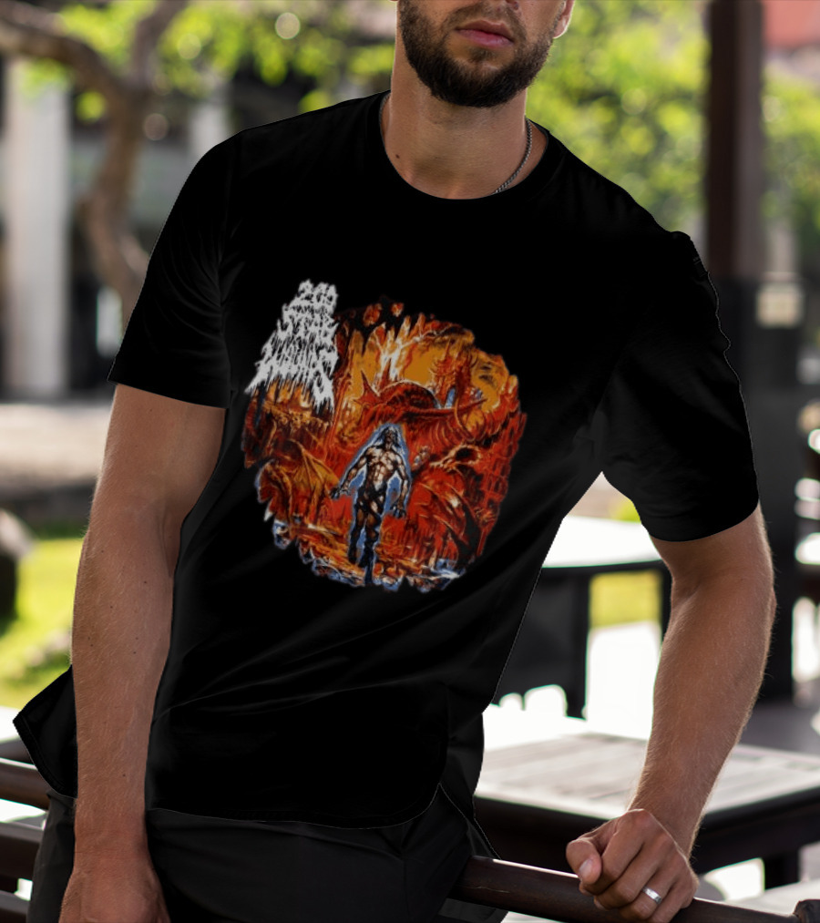 200 Stab Wounds Lowest Form Evilgreed Shop Longsleeve Fiery Dragon T-Shirt