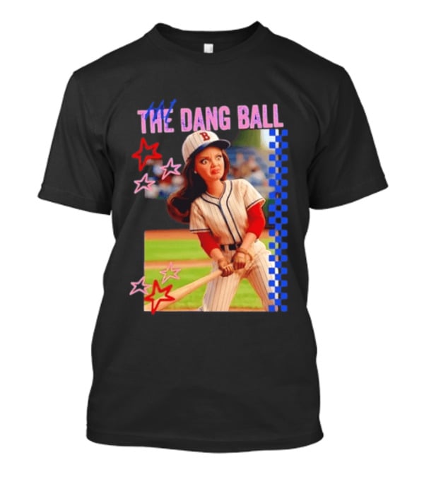 Barbie Ballfield Hit The Dang Ball Baseball Player Doll Vintage Stars T-Shirt