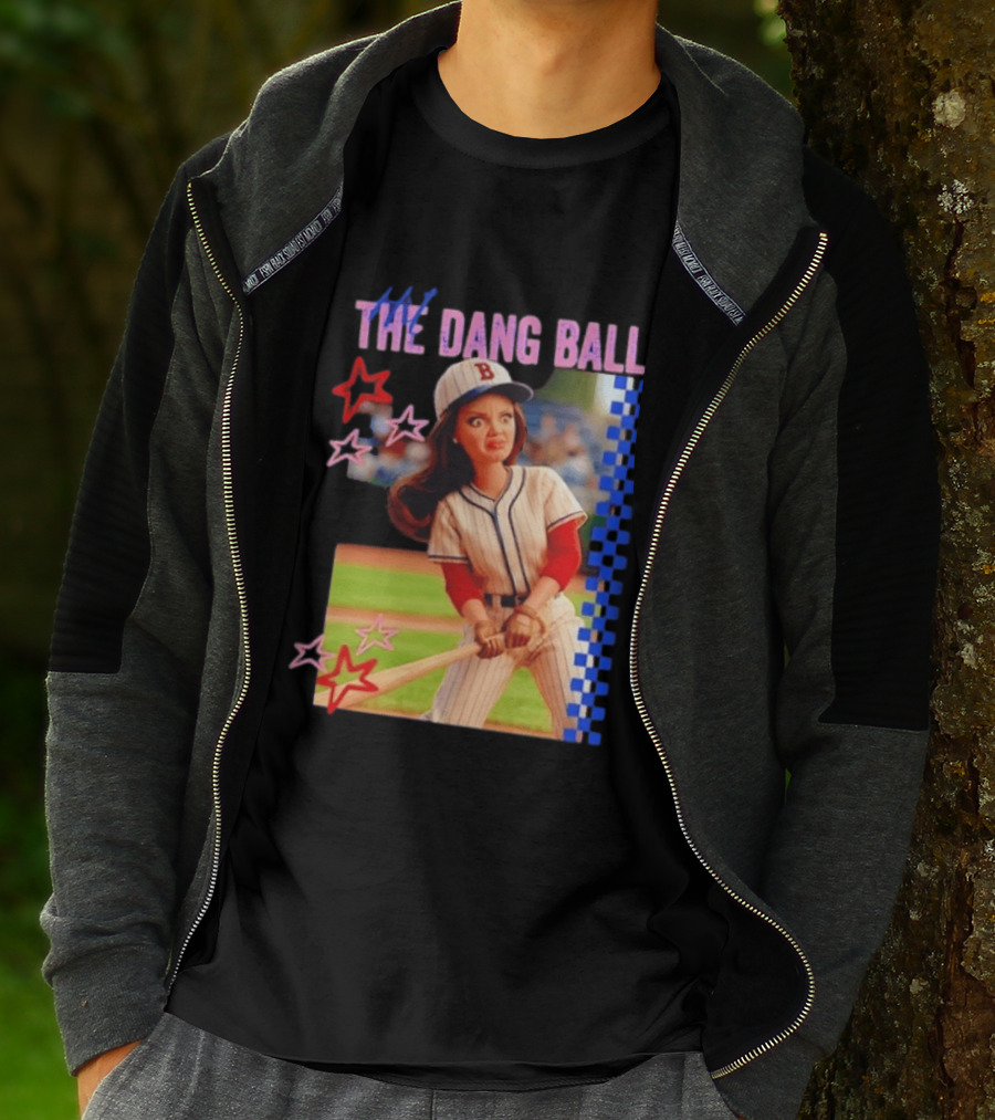 Barbie Ballfield Hit The Dang Ball Baseball Player Doll Vintage Stars T-Shirt