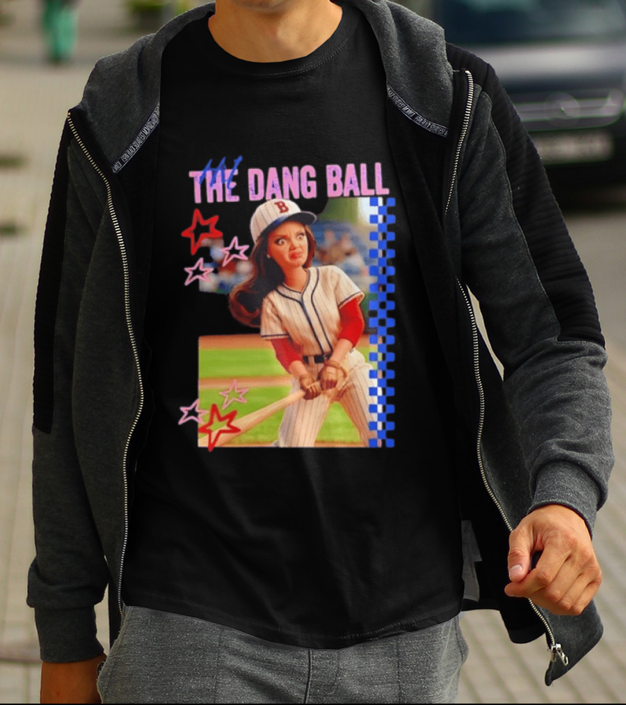 Barbie Ballfield Hit The Dang Ball Baseball Player Doll Vintage Stars T-Shirt