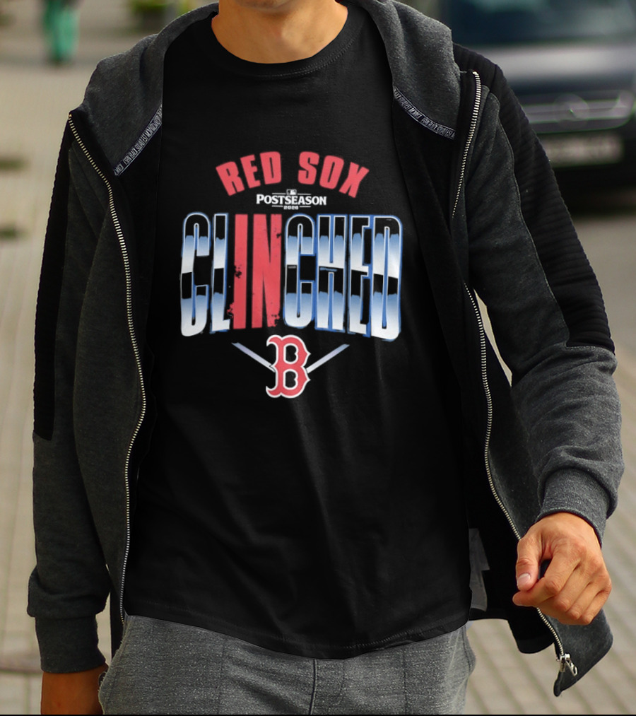 Boston Red Sox MLB Postseason Clinched 2026 Red Blue Baseball Team T-Shirt