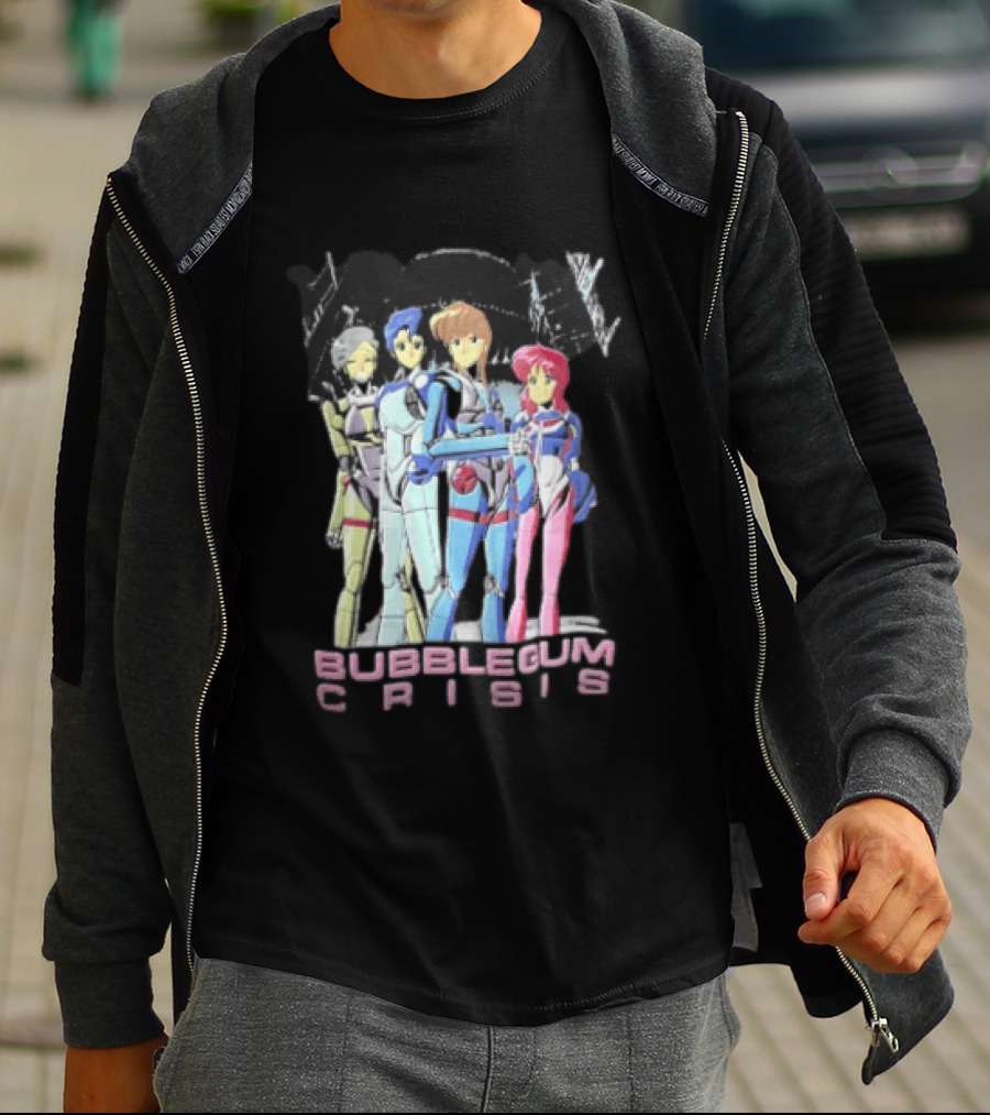 Bubblegum Crisis Female Warriors Cyberpunk Hardsuits Anime T-Shirt