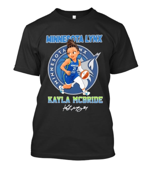 Kayla McBride No 21 Minnesota Lynx Chibi Basketball Player T-Shirt
