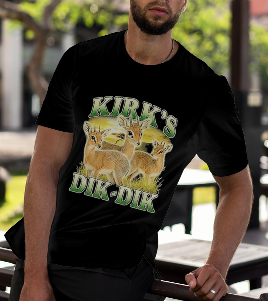 Kirk's Dik Dik Wildlife Safari Sunset Scene T-Shirt