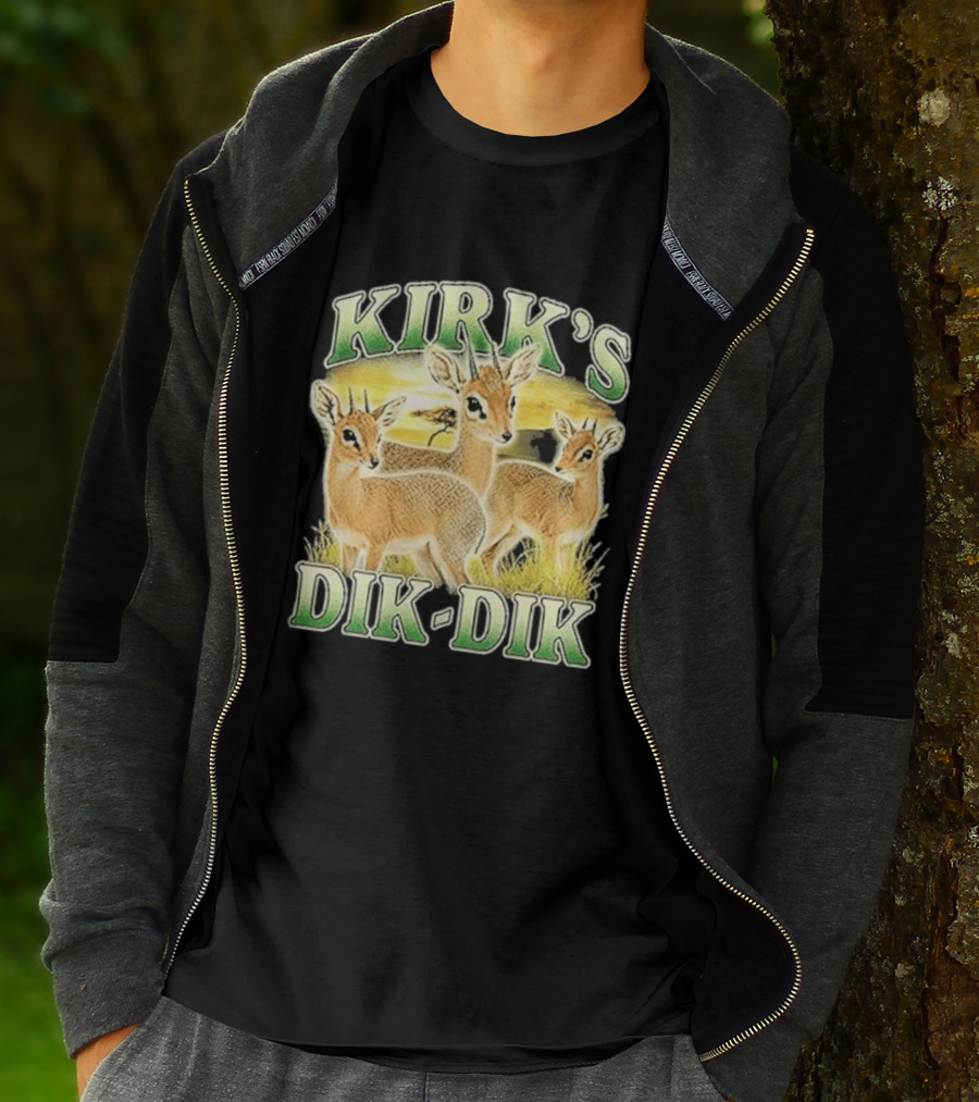 Kirk's Dik Dik Wildlife Safari Sunset Scene T-Shirt
