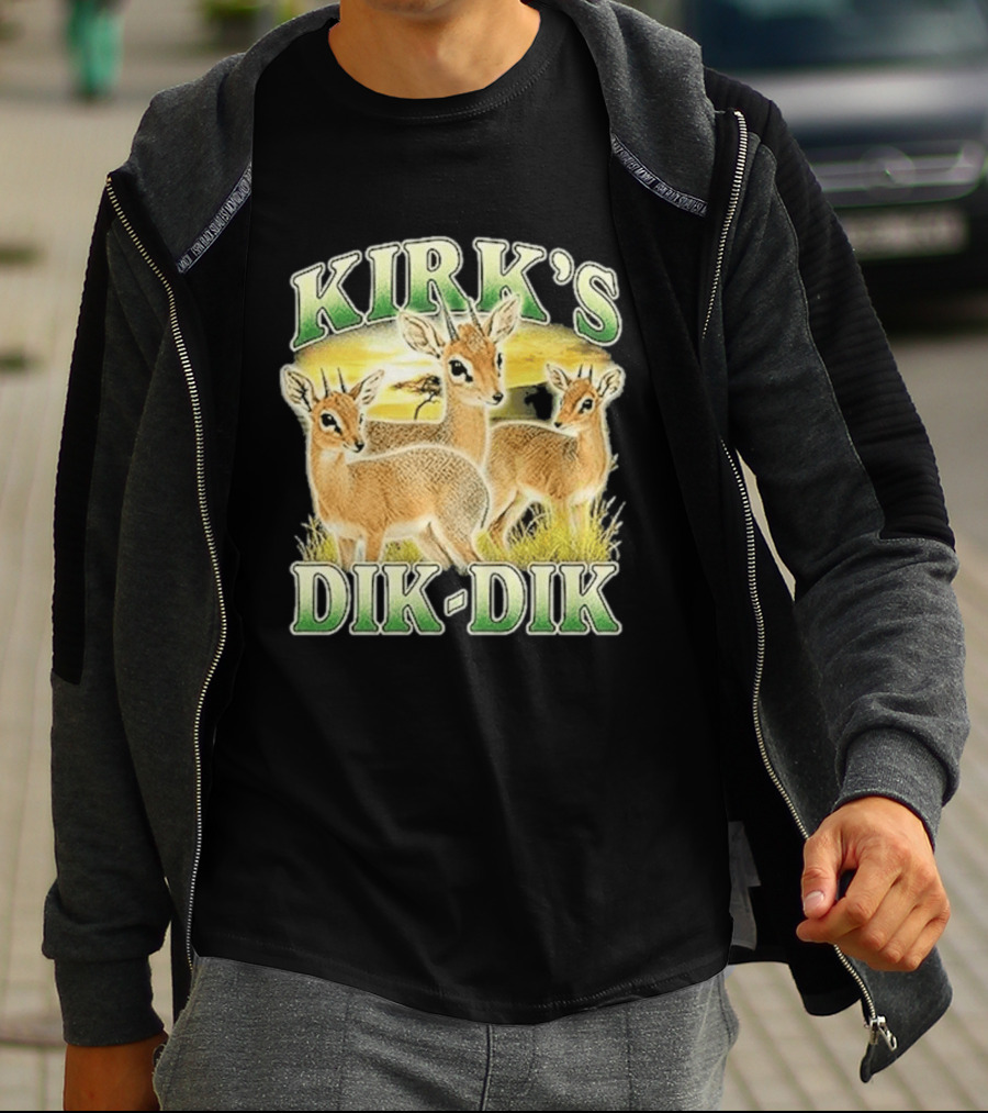 Kirk's Dik Dik Wildlife Safari Sunset Scene T-Shirt