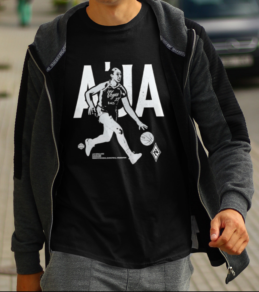 Las Vegas Aces A'ja Wilson Basketball Player Iconic Sports Moment T-Shirt