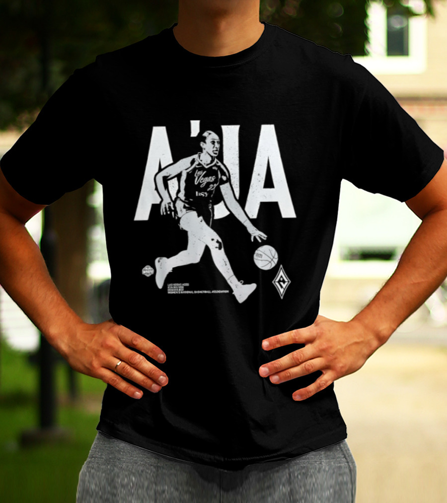 Las Vegas Aces A'ja Wilson Basketball Player Iconic Sports Moment T-Shirt