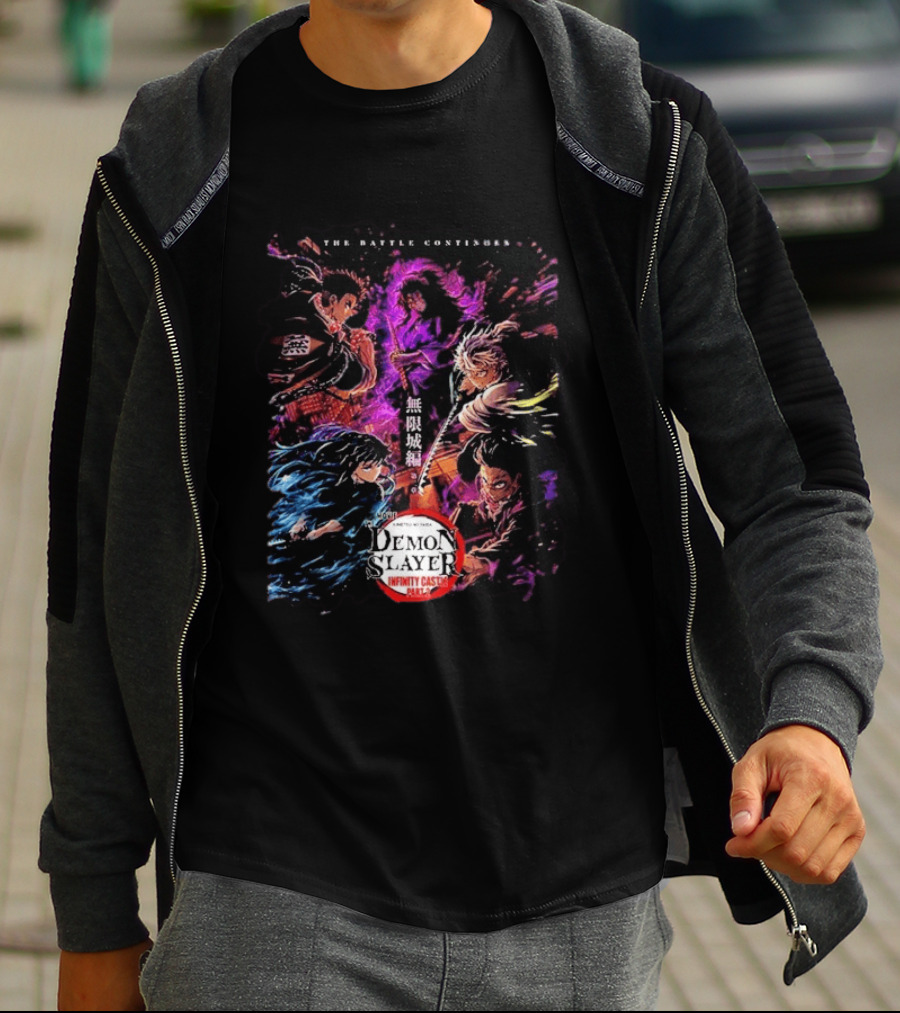 Demon Slayer Infinity Castle Part 2 The Battle Continues Coming Soon In Cinemas T-Shirt
