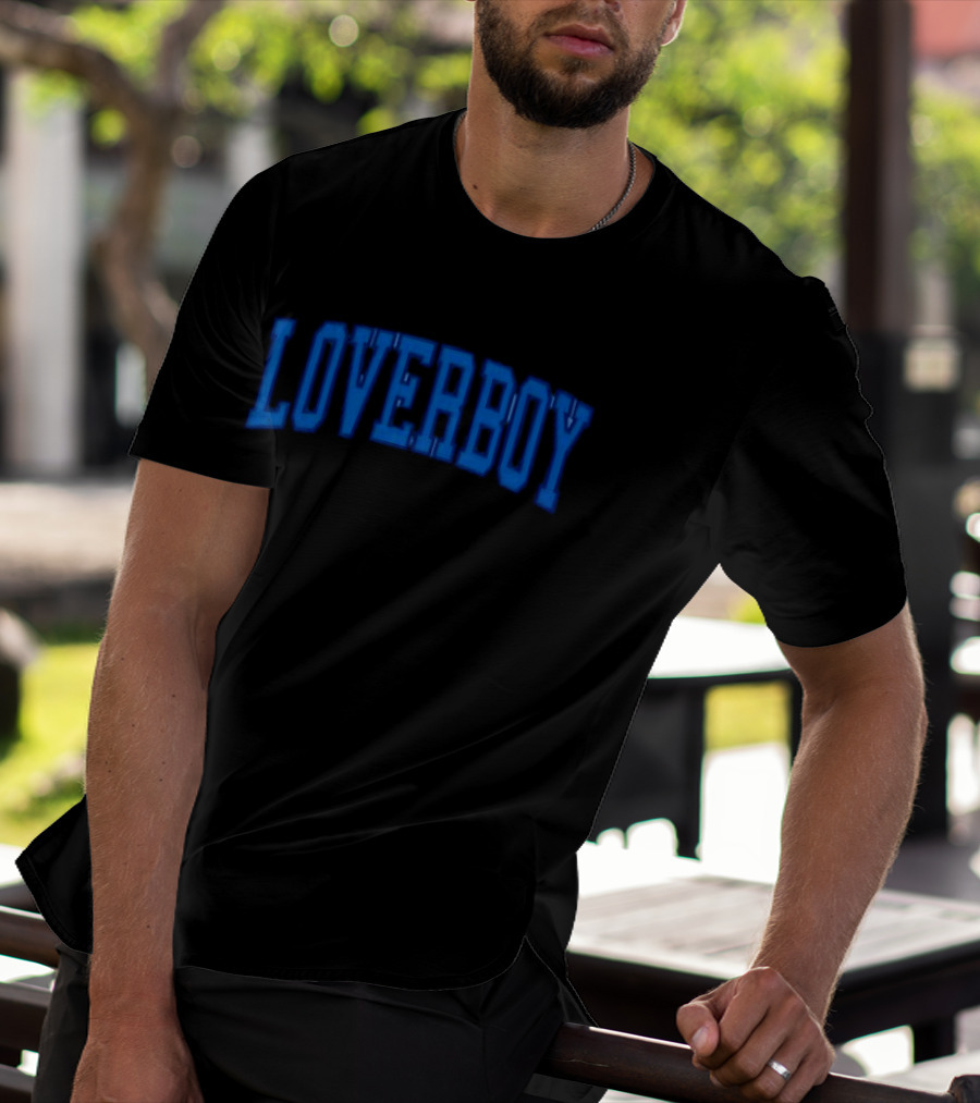 Loverboy Store September Mockneck Collection T-Shirt