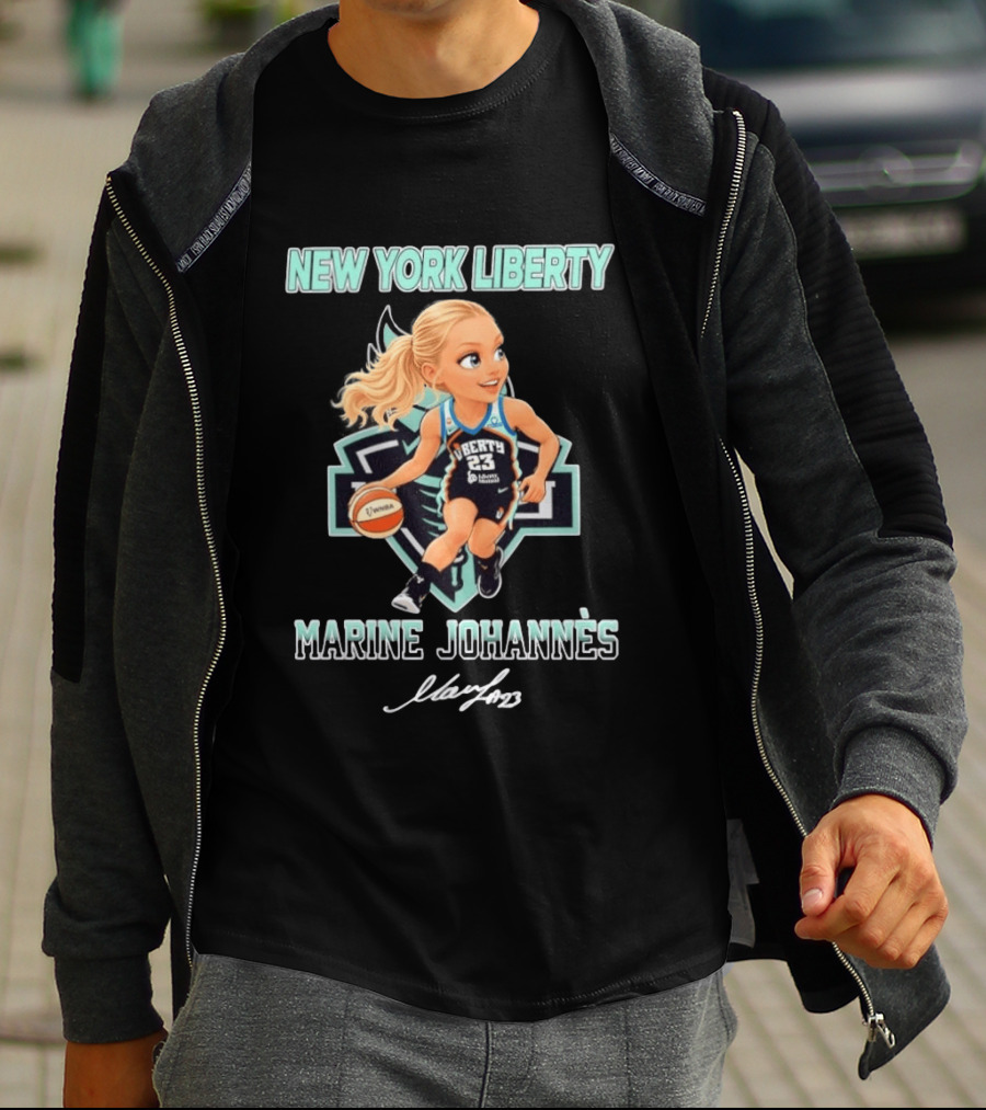 New York Liberty Marine Johannès No 23 Chibi T-Shirt