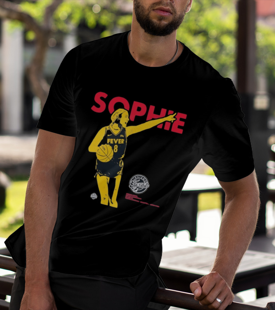 Sophie Cunningham Indiana Fever Basketball Number 8 T-Shirt