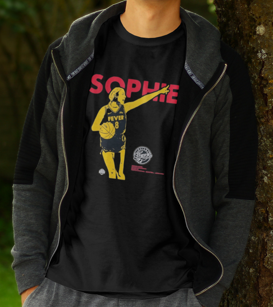 Sophie Cunningham Indiana Fever Basketball Number 8 T-Shirt