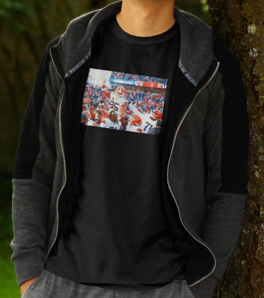Cleveland Browns Myles Garrett Sacks Record Celebration NFL Football Triumph T-Shirt