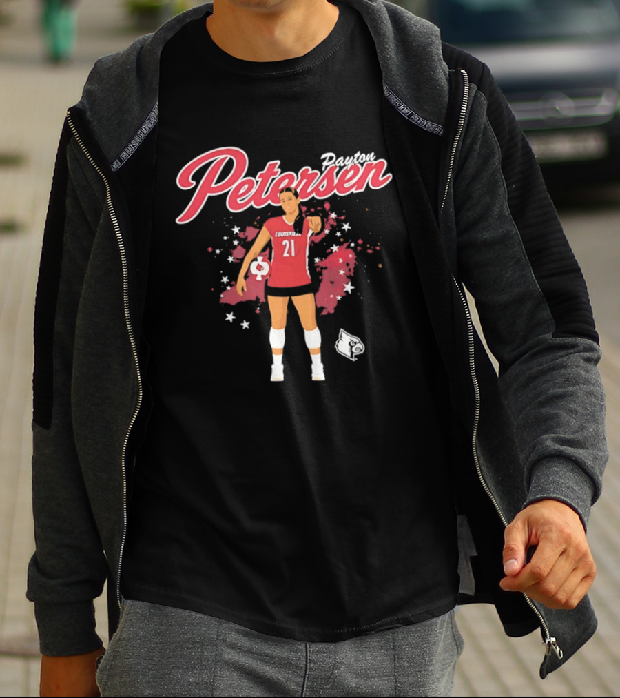 Payton Petersen Louisville Cardinals 21 Volleyball Sportswear T-Shirt