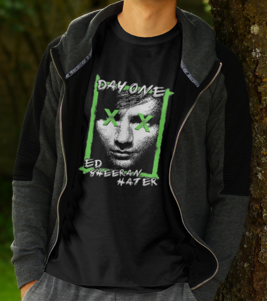 Day One Ed Sheeran Hater Punkwithacamera Clay Graham Ringer T-Shirt