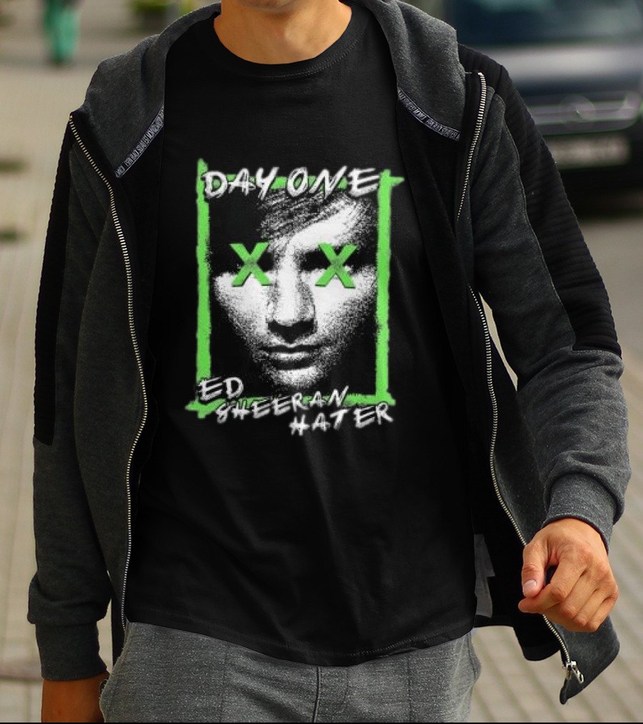 Day One Ed Sheeran Hater Punkwithacamera Clay Graham Ringer T-Shirt