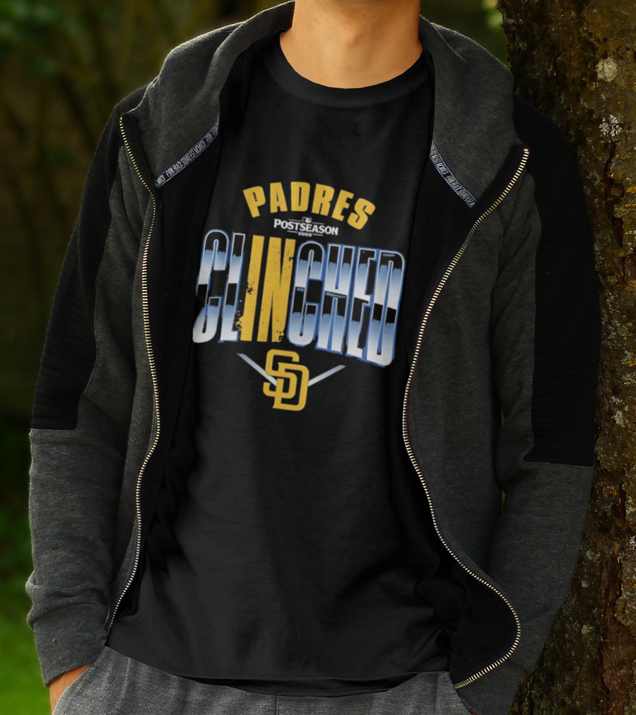 San Diego Padres 2026 MLB Postseason Clinched Padres Postseason Clinched SD T-Shirt
