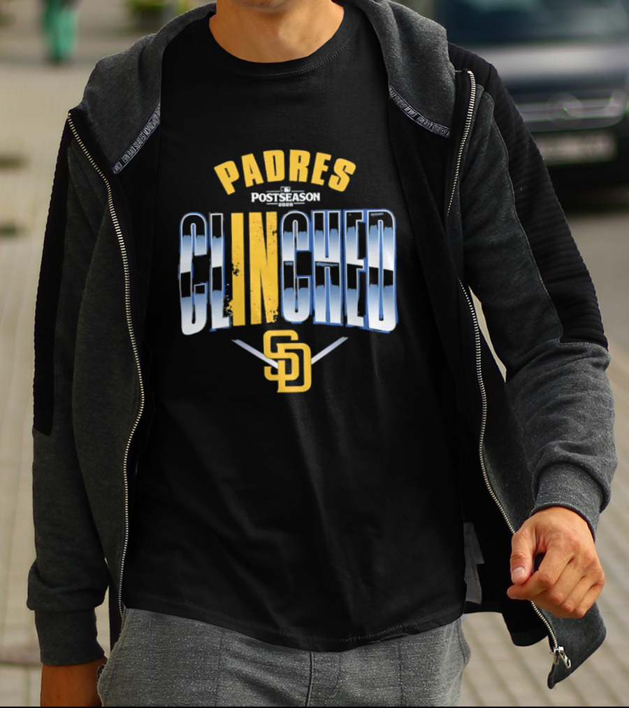 San Diego Padres 2026 MLB Postseason Clinched Padres Postseason Clinched SD T-Shirt