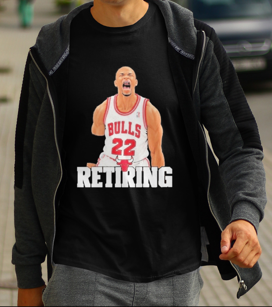 Taj Gibson 22 Bulls Retiring Iconic Moment T-Shirt