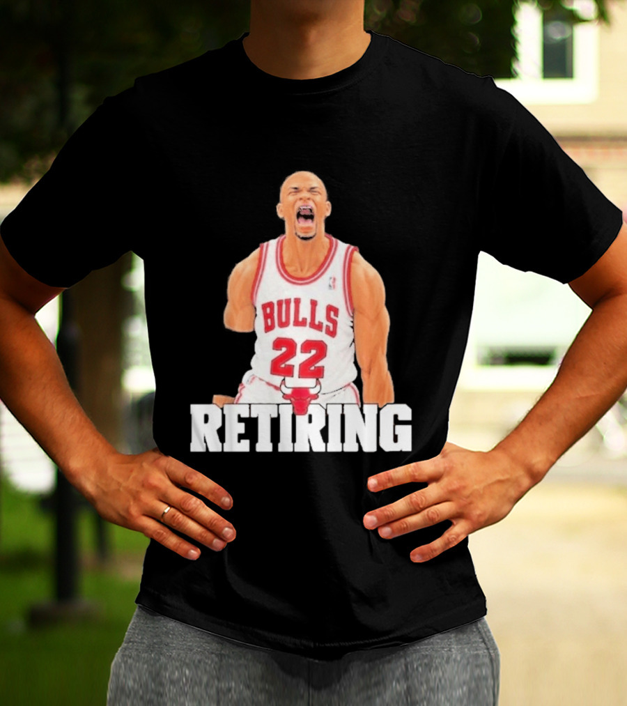 Taj Gibson 22 Bulls Retiring Iconic Moment T-Shirt