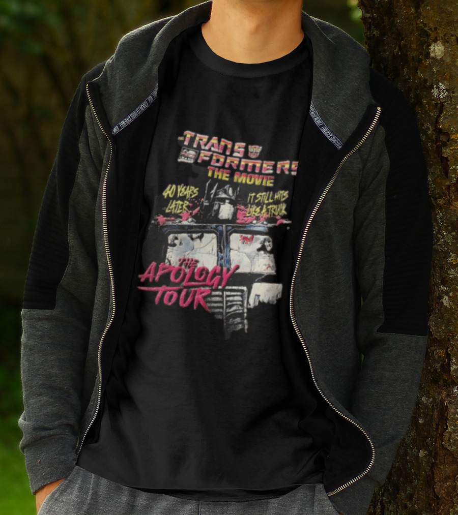 Transformers The Movie 40 Years Later It Still Hits Like A Truck The Apology Tour Optimus Prime T-Shirt