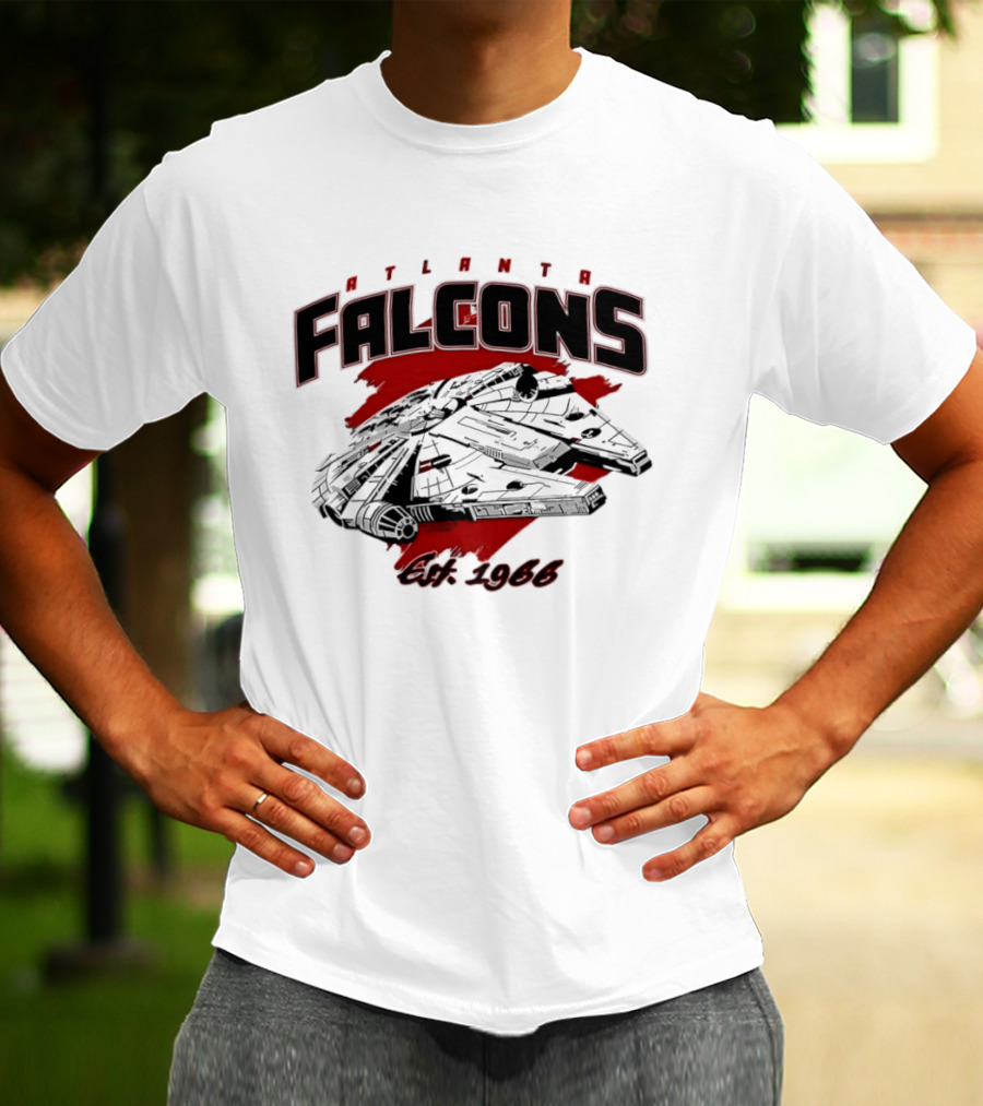 Atlanta Falcons Est 1966 Millennium Falcon Mashup T-Shirt