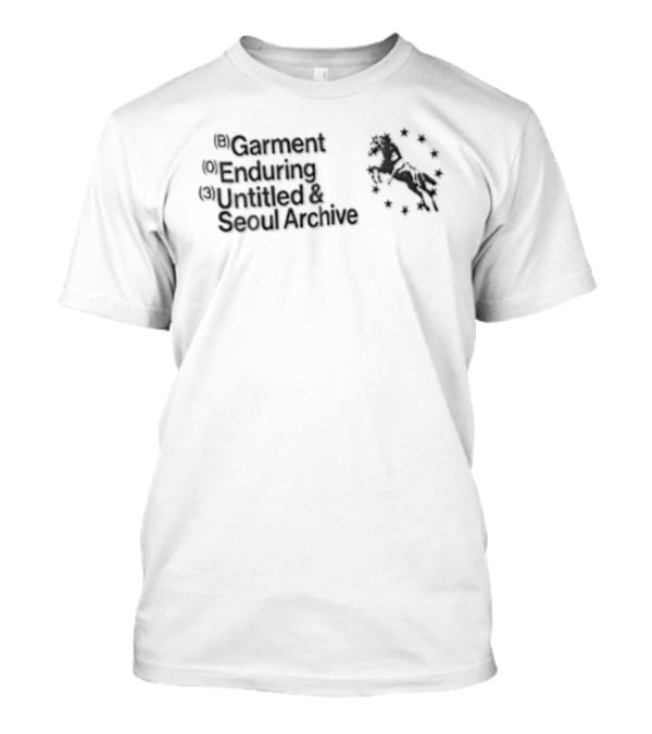 B Garment O Enduring 3 Untitled Seoul Archive Galloping Horse Of Stars T-Shirt