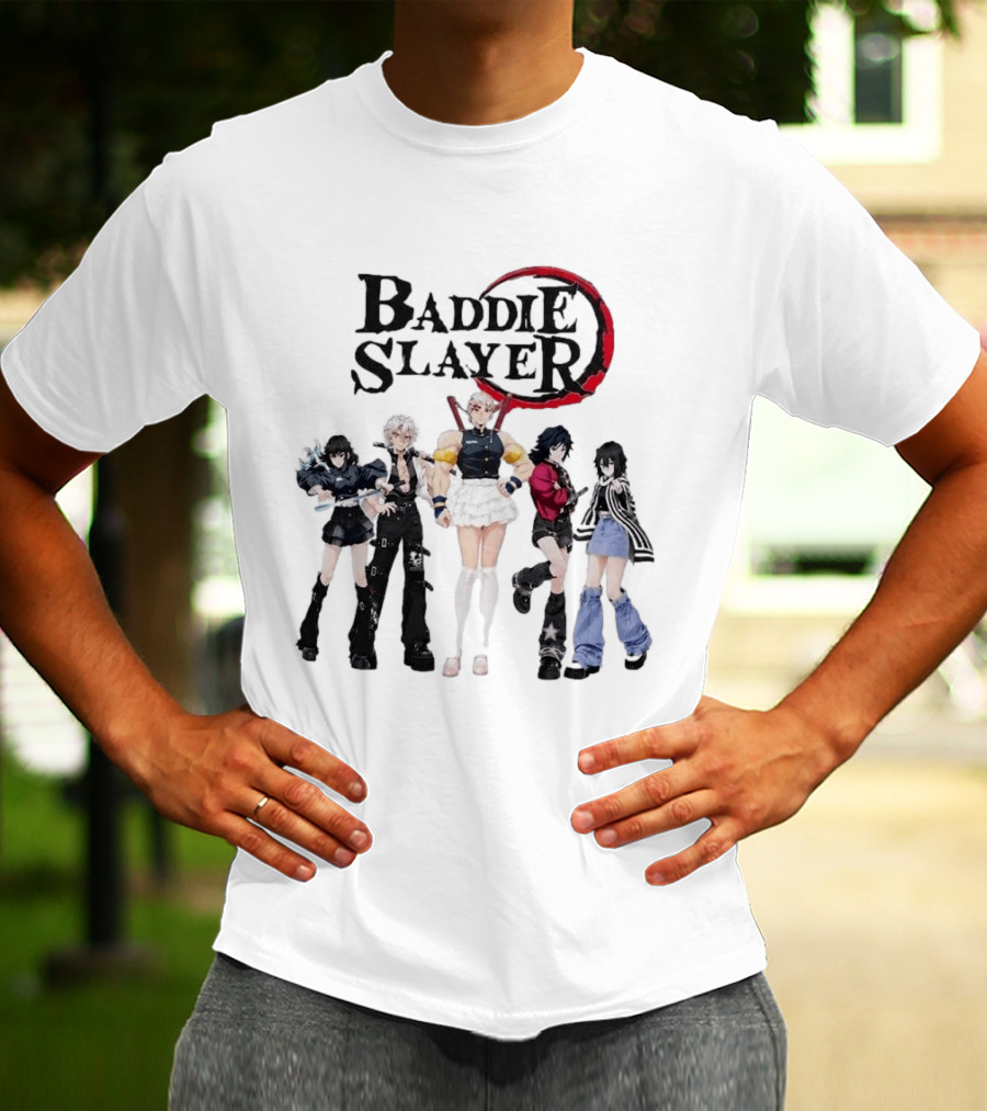 Baddie Slayer Demon Slayer Kimetsu No Yaiba Characters T-Shirt