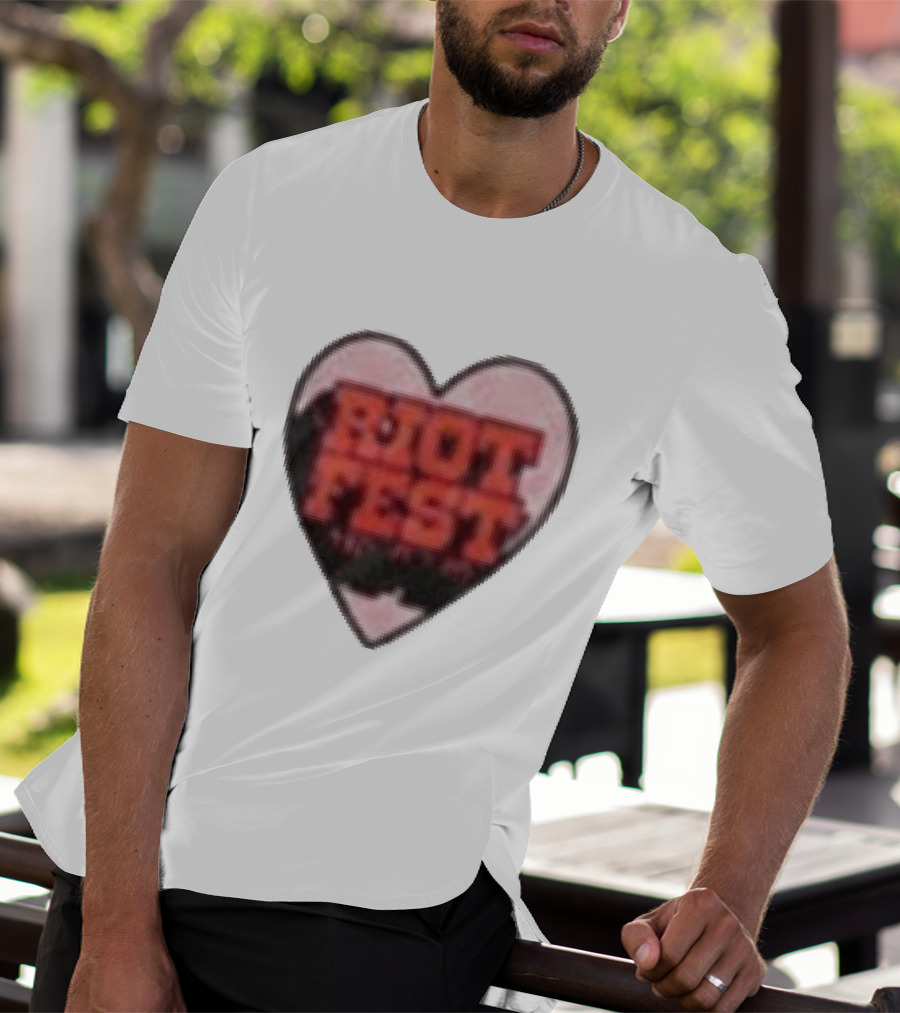 Riot Fest 2026 Chicago September 18 20 Heart T-Shirt