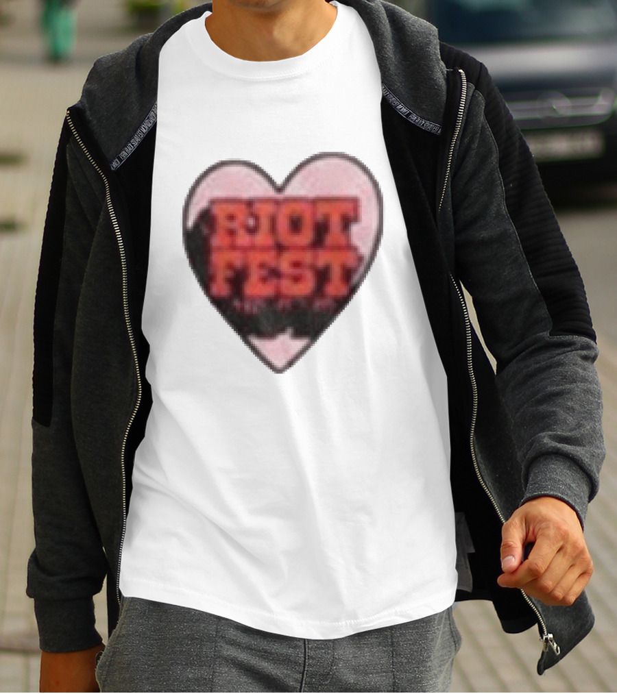 Riot Fest 2026 Chicago September 18 20 Heart T-Shirt