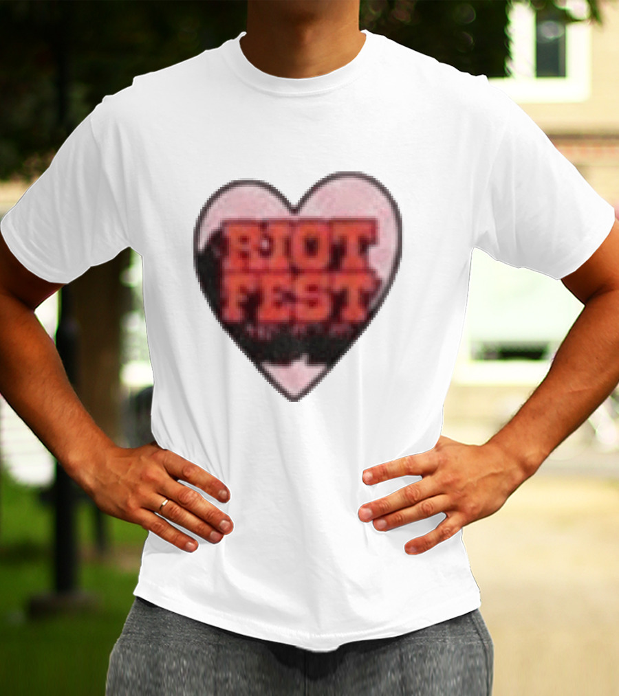 Riot Fest 2026 Chicago September 18 20 Heart T-Shirt