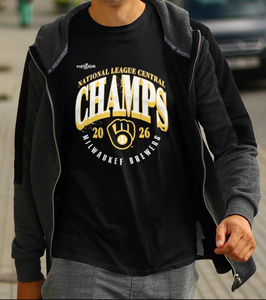 Milwaukee Brewers 2026 National League Central Champs T-Shirt