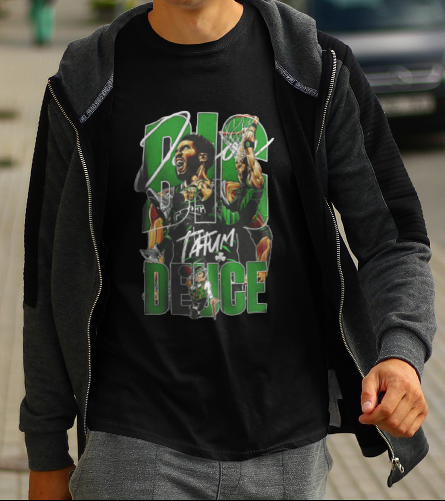 Boston Celtics Tatum Big Deuce Dunking T-Shirt