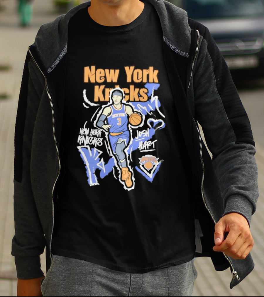 New York Knicks Josh Hart Chalked Up Basketball Player T-Shirt