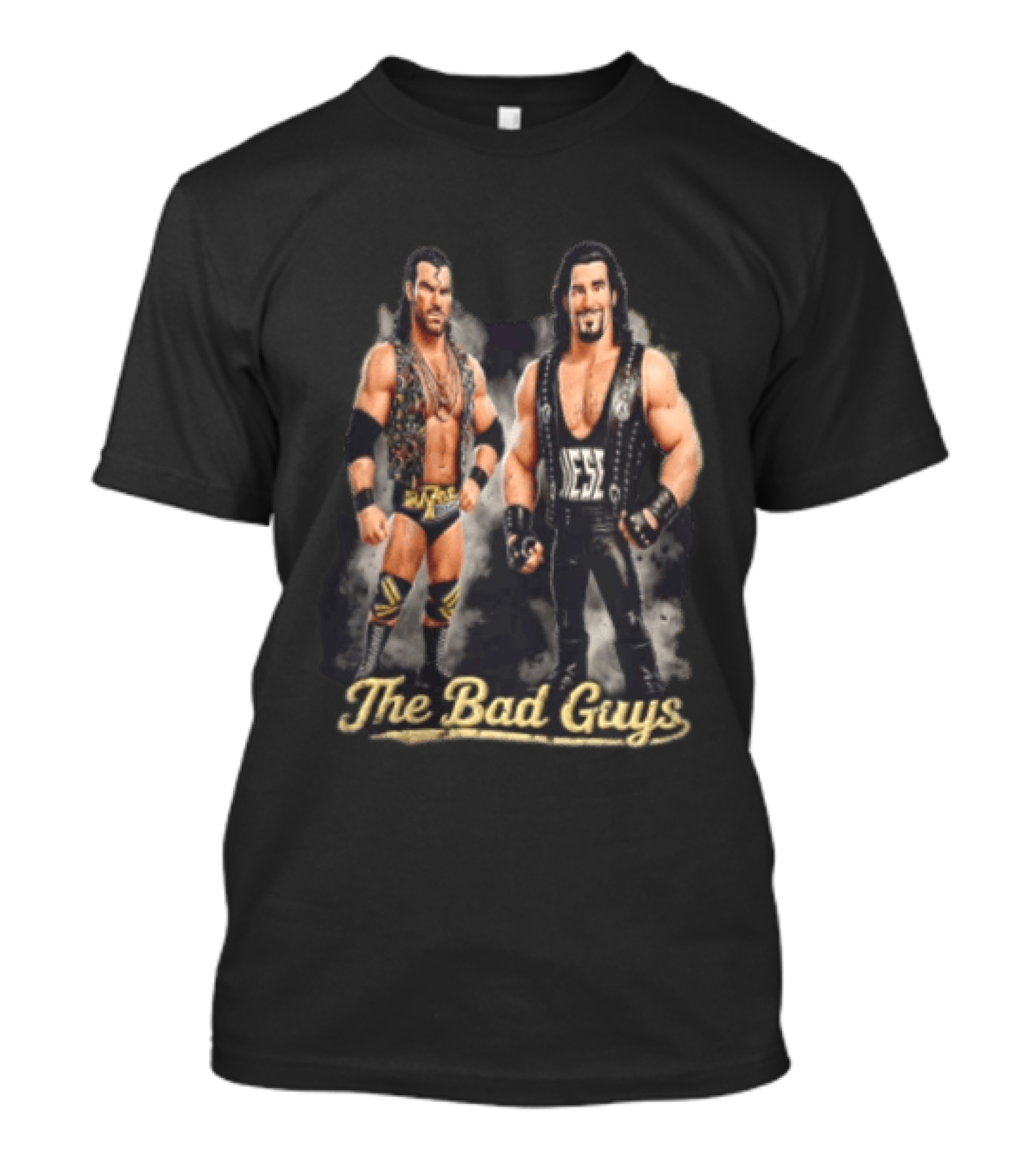 Razor Ramon Diesel The Bad Guys WWE Wrestling Legends T-Shirt