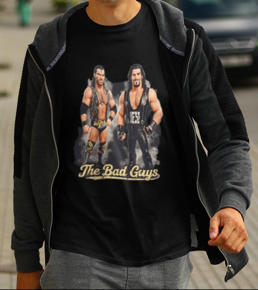 Razor Ramon Diesel The Bad Guys WWE Wrestling Legends T-Shirt