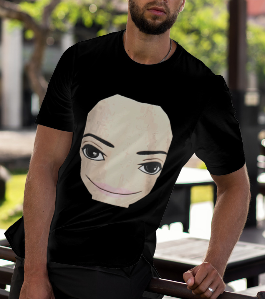 Roblox Avatar Smirking Face Female T-Shirt