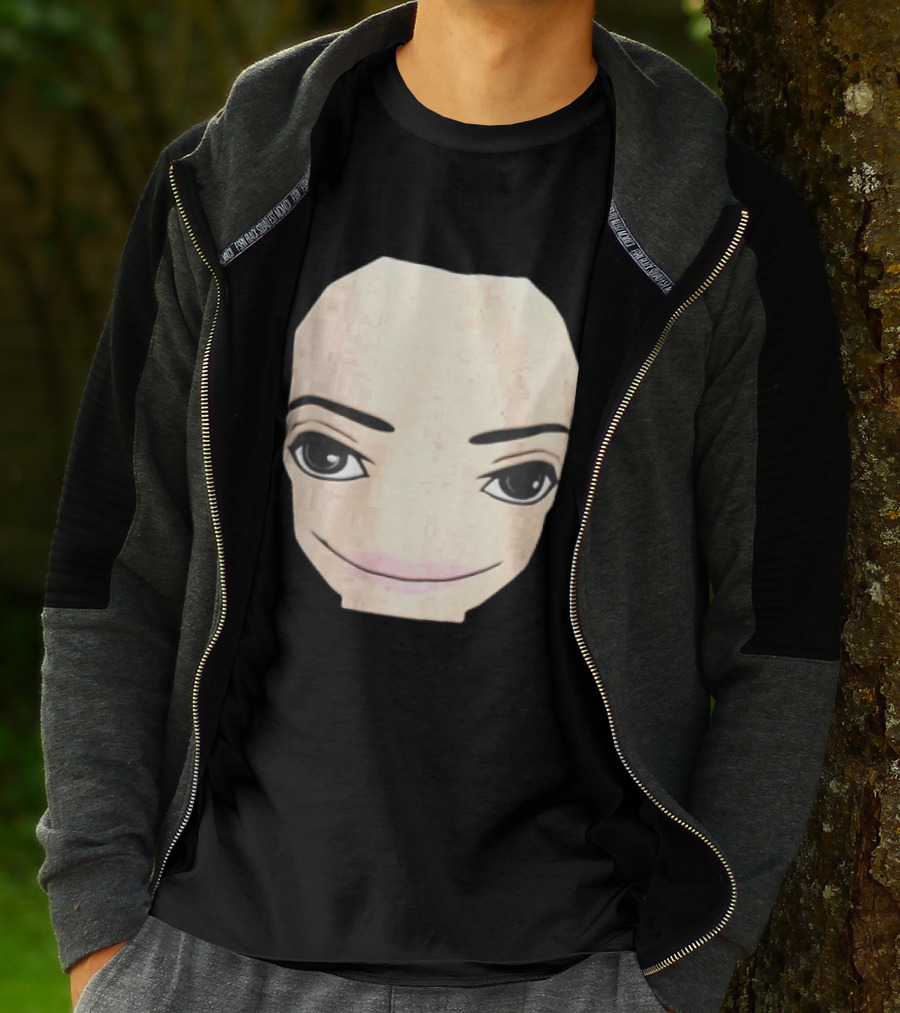 Roblox Avatar Smirking Face Female T-Shirt