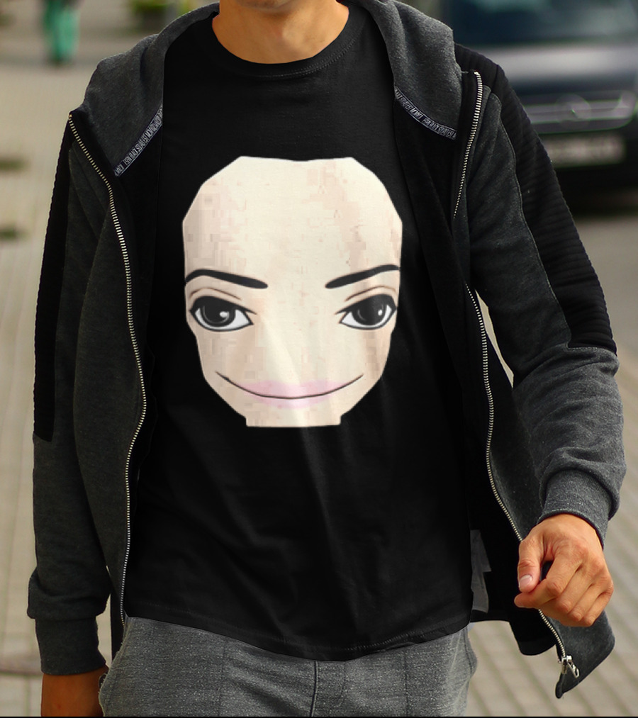 Roblox Avatar Smirking Face Female T-Shirt
