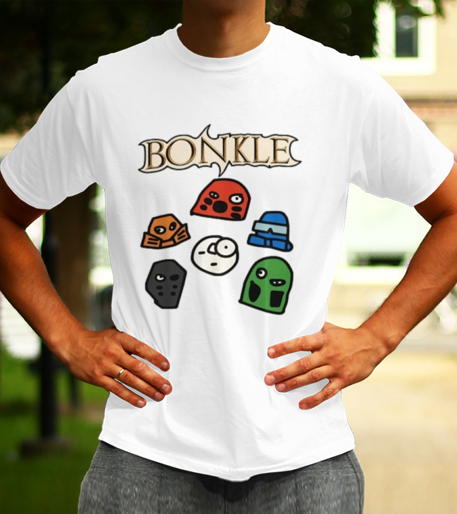 Bonkle Bionicle Toa Mata Masks Collection T-Shirt