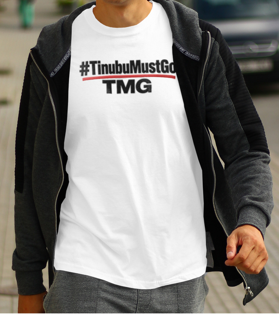 #TinubuMustGo TMG Red Arch Line T-Shirt