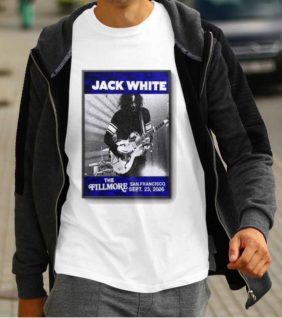 Jack White The Fillmore San Francisco September 23 2026 T-Shirt
