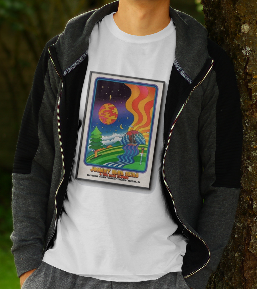 Johnny Blue Skies And The Dark Clouds Berkeley Theatre September 15 2026 Berkeley CA T-Shirt